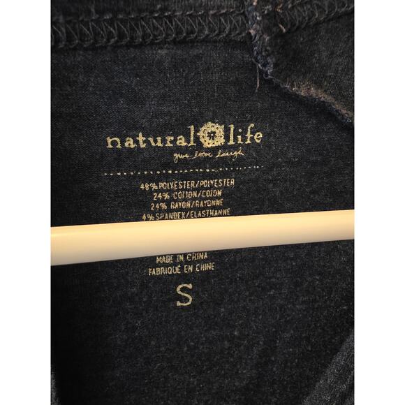 Natural Life Tank Top S Womens Blue Surf Bus Pullover Beach Happy Soul Casual - Picture 4 of 5